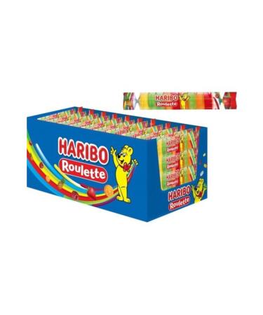 Haribo Roulette Mixed Fruit Flavor 25gr 48 Pieces