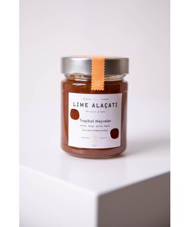 MREN ALA ATI DESSERT & GUM LIME Tropical Fruits Jam No Added Sugar (PINEAPPLE MANGO PEACH)