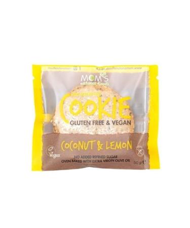 Mom's Natural Foods Mom's Gluten-Free Cookie Coconut & Lemon 50 g