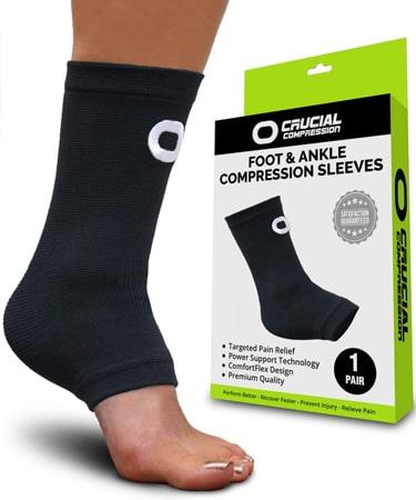Crucial Compression Ankle Brace Compression Support Sleeve