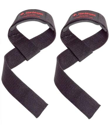 Harbinger Padded Cotton Lifting Straps with NeoTek Cushioned Wrist ( Pair )