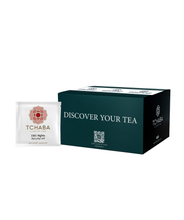 1001 Nights Tea Box Black tea laced with rose petals and orange blossom - 100 Sachets