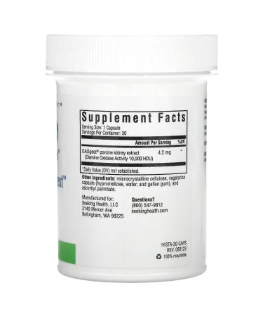 Seeking Health Histamine Block - 30 Capsules for Allergy Support & Relief - Buy Online on GoSupps.com
