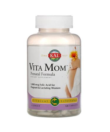 KAL Vita Mom Prenatal Formula 120 Tablets