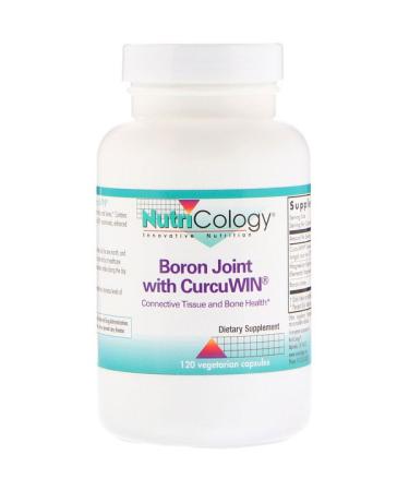 Nutricology Boron Joint with CurcuWin 120 Vegetarian Capsules