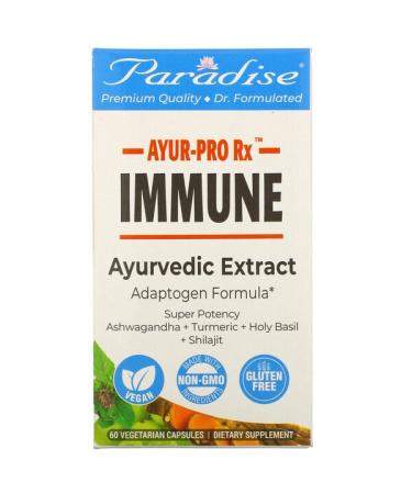 Paradise Herbs Ayur-Pro Rx Immune 60 Vegetarian Capsules