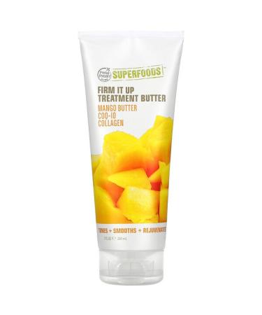 Petal Fresh Pure SuperFoods For Body Firming Treatment Butter Mango Butter CoQ10 & Collagen 7 fl oz (200 ml)