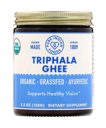 Pure Indian Foods Organic Triphala Ghee 5.3 oz (150 g)