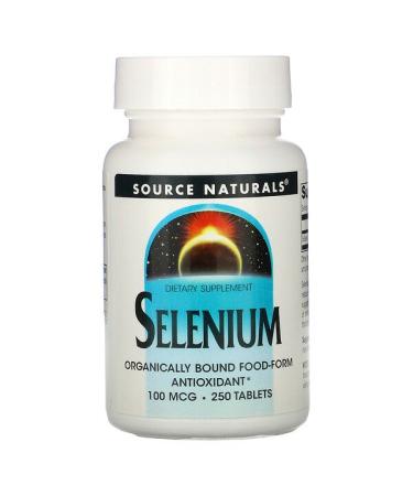 Source Naturals Selenium 100 mcg 250 Tablets