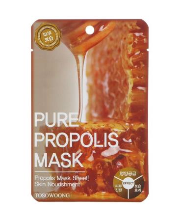 Tosowoong Pure Propolis Mask 10 Sheets 25 g Each