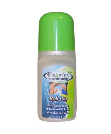 Naturally Fresh Deodorant Crystal Roll-On Fragrance Free 3 fl oz (90 ml)