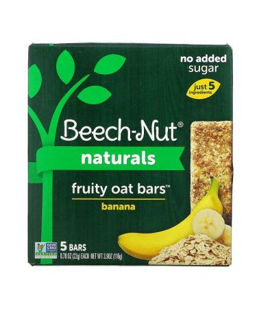 Beech-Nut Naturals Fruity Oat Bars Stage 4 Banana 5 Bars 0.78 oz (22 g) Each