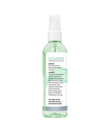 Cococare Hydrating Facial Mist - Cucumber 4 fl oz | Refresh & Rehydrate Skin - Buy Online on GoSupps.com
