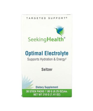 Seeking Health Optimal Electrolyte Seltzer 30 Stick Packs 0.25 oz (7 g) Each
