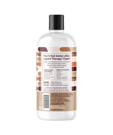 Therapy Clean Wood & Cabinet Cleaner with Essential Oils - 16 fl oz (473 ml) - Buy Online on GoSupps.com