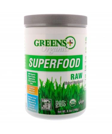 Greens Plus Organics Superfood Raw 8.5 oz (240 g)