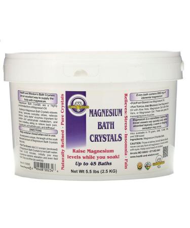 Health and Wisdom Magnesium Bath Crystals 5.5 lbs (2.5 kg)