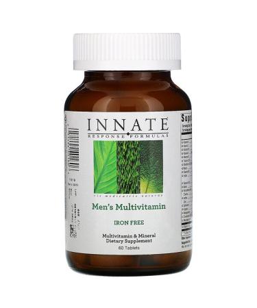 Innate Response Formulas Men's Multivitamin Iron Free 60 Tablets