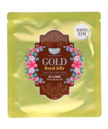 Koelf Gold Royal Jelly Hydro Gel Beauty Mask Pack 5 Sheets 30 g Each