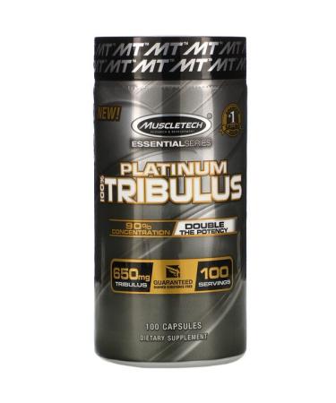 Muscletech Platinum 100% Tribulus 650 mg - 100 Capsules