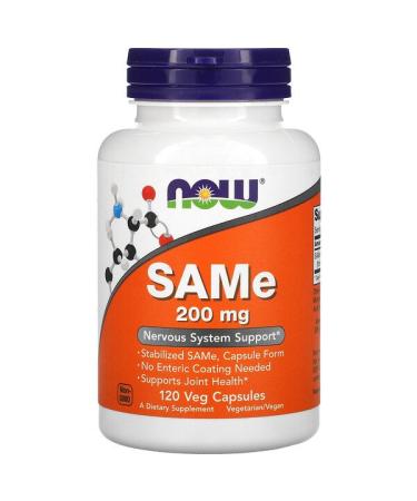 Now Foods SAMe 200 mg 120 Veg Capsules