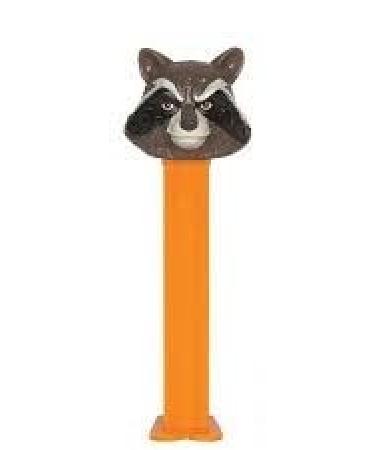 Rocket Raccoon Guardians of The Galaxy Pez Dispenser with 2 Candy Marvel Comics