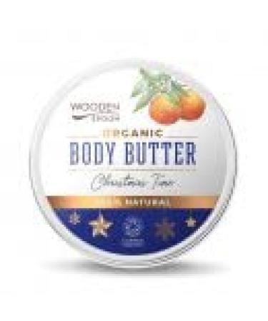WOODENSPOON 100% natural body butter 100 ml - certificate SOIL ASSOCIATION ORGANIC (Christmas Time)