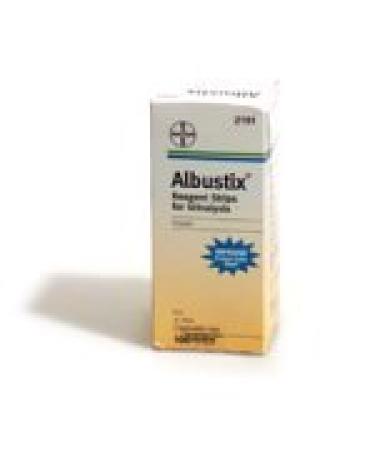 Albustix Reagent Strips for Urinalysis, Tests for Protein, 100