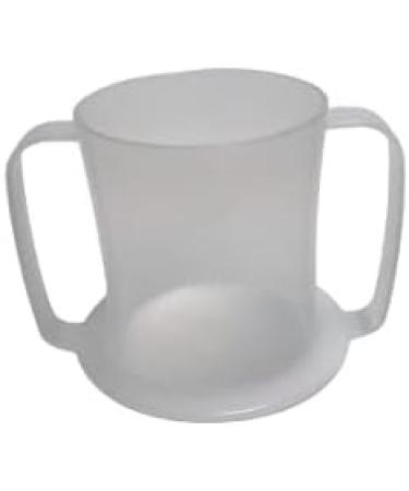 NRS Healthcare Wide Base Two Handled Mug with Lid - Easy Grip Design - Buy Online on GoSupps.com