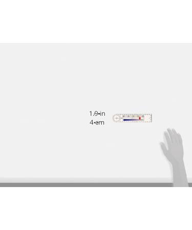 Gima Goniometer with Pain Scale Ruler - 203x45 mm Plastic | International Shipping Available - Buy Online on GoSupps.com