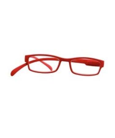 Klammeraffe - Ready-made reading glasses (bright red 1.00)