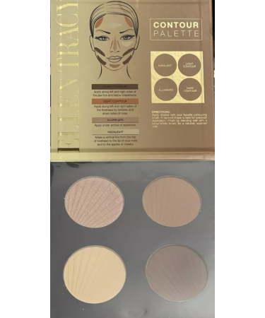 Ellen Tracy Contour Palette - Light Contouring Makeup Kit - Buy Online on GoSupps.com