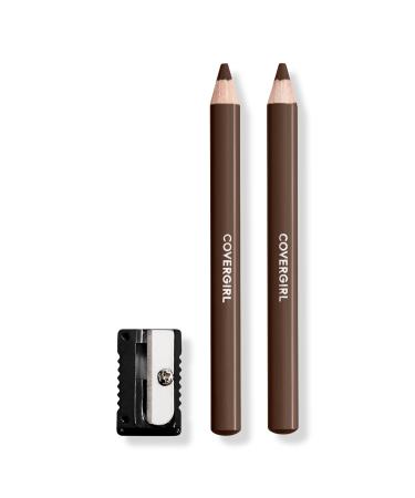 CoverGirl Easy Breezy Brow Fill + Define Eyebrow Pencils Rich Brown 0.06 oz