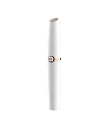 Nose Hair Trimmer Simple and Atmospheric Ladies Electric Eyebrow Trimmer Epilator Painless Eyebrow Trimmer Epilator Trimmer (Color : White)