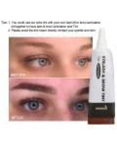 Sweatproof Eyebrow Tint Kit - 2 in 1 Lasting Brow Color for Home & Salon Use (Light Brown) - Buy Online on GoSupps.com