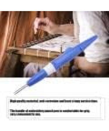 Needle Felting Pen Set with 3 Fine Needles - DIY Craft Tool for Wool Felting and Embroidery Punch - Blue - Buy Online on GoSupps.com