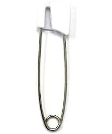Nappy Pins Safety Lock - 24 Pcs White Diaper Pins for Baby Infants Kids - Buy Online on GoSupps.com