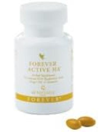 Forever Living Active HA Herbal Supplement - 60 Softgels with Hyaluronic Acid, Ginger Oil & Turmeric - Buy Online on GoSupps.com