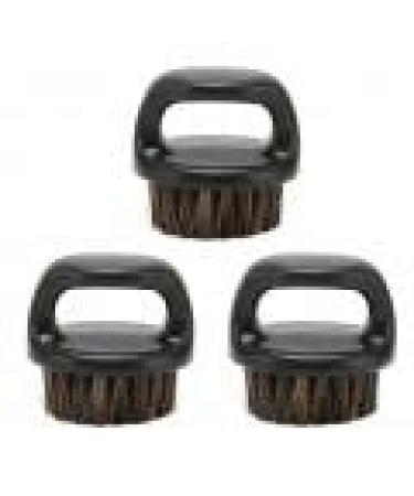 3 Piece Men s Beard Brush Ring Handle Facial Beard Cleaning Shaving Brush Simulated Bristles