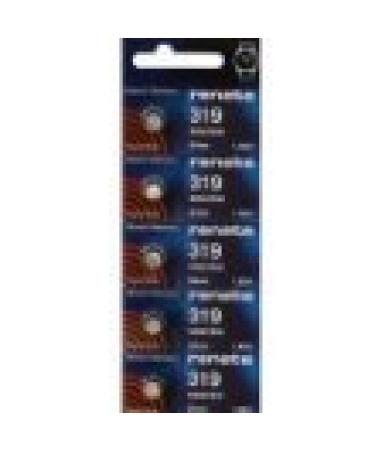319 Watch battery - Strip of 5 Batteries