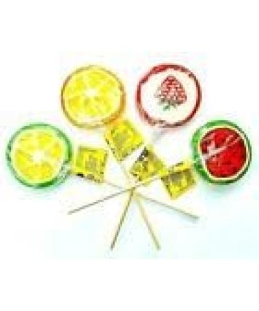 Lollipops Fruit Slice Candy Rock 25g Fruit Flavoured Lollies. Kids Party Bags Sweets. (20) - Buy Online on GoSupps.com