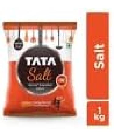 Tata Crystal Sea Salt | Iodised Salt | Better Taste & Flavour | Vacuum Evaporated | 1kg | (Pack of 2) - Buy Online on GoSupps.com