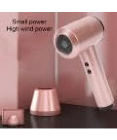Compact Hair Dryer Travel Hair Dryer Portable Blow Dryer for Women Men Rechargeable Cordless Hairdryer 5000mAh 6 Speed Adjustment Fast Drying for Home Camping(Rose Gold) - Buy Online on GoSupps.com