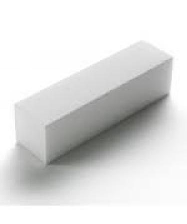 The White Sanding Block 100/100 4 sided - 2006701 + 100 Lint Free Nail Wipes