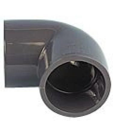 PVC angle 90 32 mm with 2 adhesive muffle