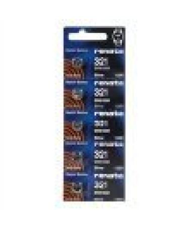 Renata Batteries 386 Silver Oxide Watch Battery (5 Pack)