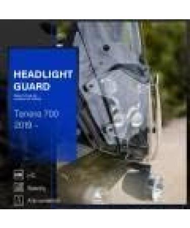 Motorcycle Headlight Guard Cover - Impact Resistant Protector for Tenere 700 (2019-2022) - Smooth Surface Transparent Frame Protective Cover - Buy Online on GoSupps.com