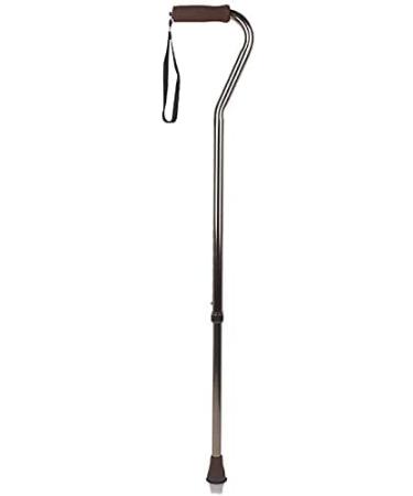 Canes Aluminum Alloy Retractable Crutches for The Elderly Ultra Light and Durable Cane (Bright Silver) (Coffee) Innovate