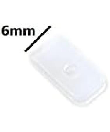 50pcs Transparent Silicone End Caps for 6MM Rigilene Polyester Boning - High-Quality Accessories - Buy Online on GoSupps.com