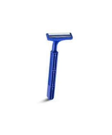 Personna Twin Blade Razor with Lube Strip Long Handle - Pack of 10 - Model 75-0017